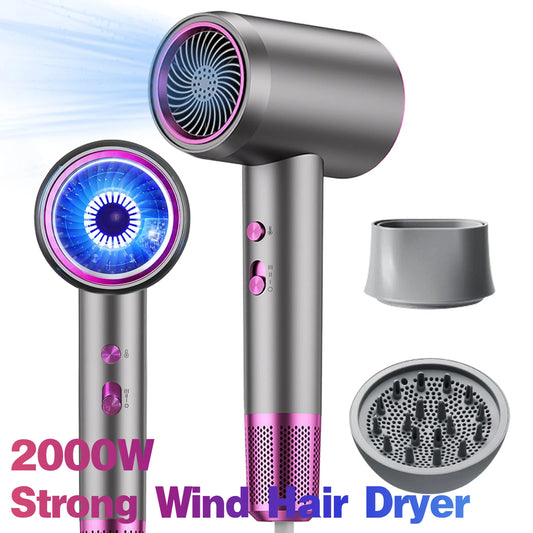 220V/110V Hair Dryer, High Speed Brushless Blow Dryer