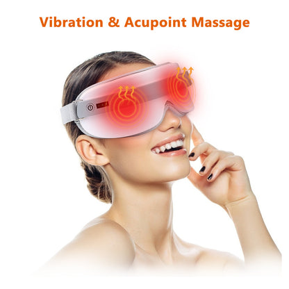 Eye Massager (Bluetooth Version, Vibration, Hot Compress)