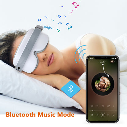 Eye Massager (Bluetooth Version, Vibration, Hot Compress)