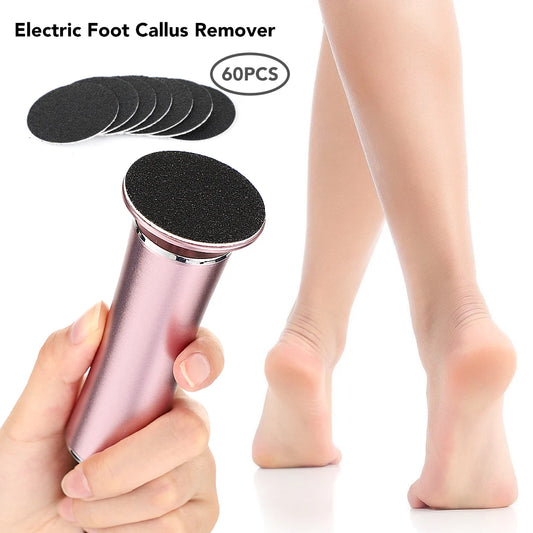 Electric Foot Callus Remover (including 60pcs sandpaper)