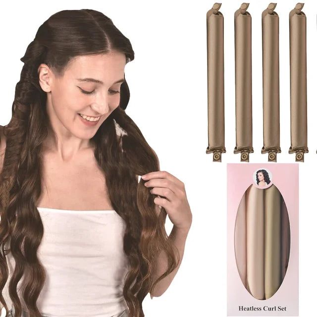 Heatless Satin Hair Rollers