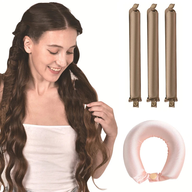 Heatless Satin Hair Rollers