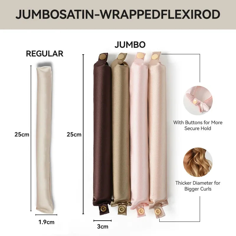 Heatless Satin Hair Rollers