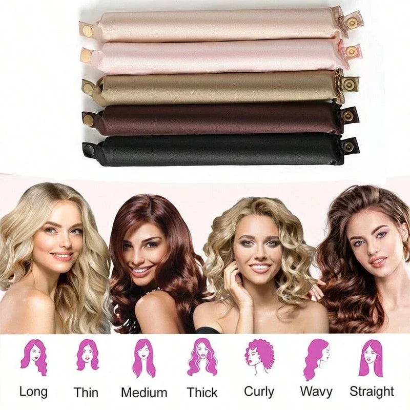 Heatless Satin Hair Rollers