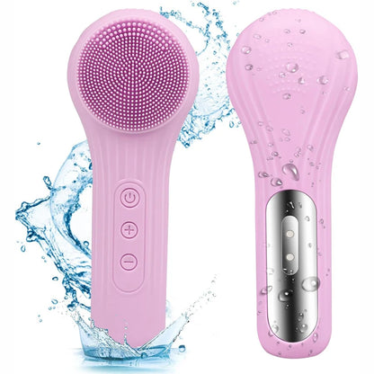 Silicone Ultrasonic Facial Cleanser (Electric Brush)